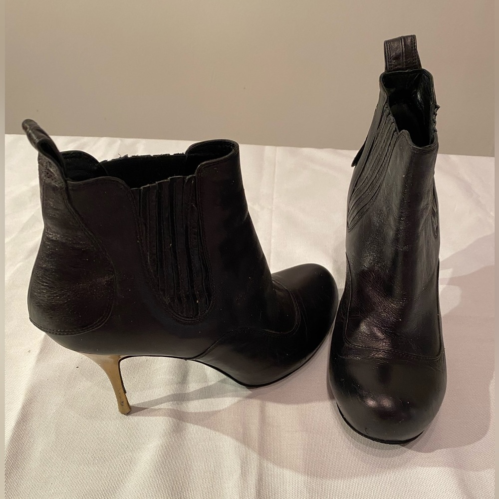 Mcqueen Platform Black Booties - image 5